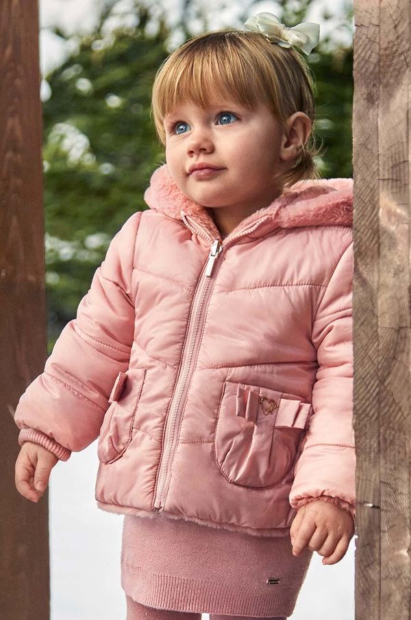 Mayoral Dječja dvostrana jakna Mayoral boja: ružičasta, 2480
