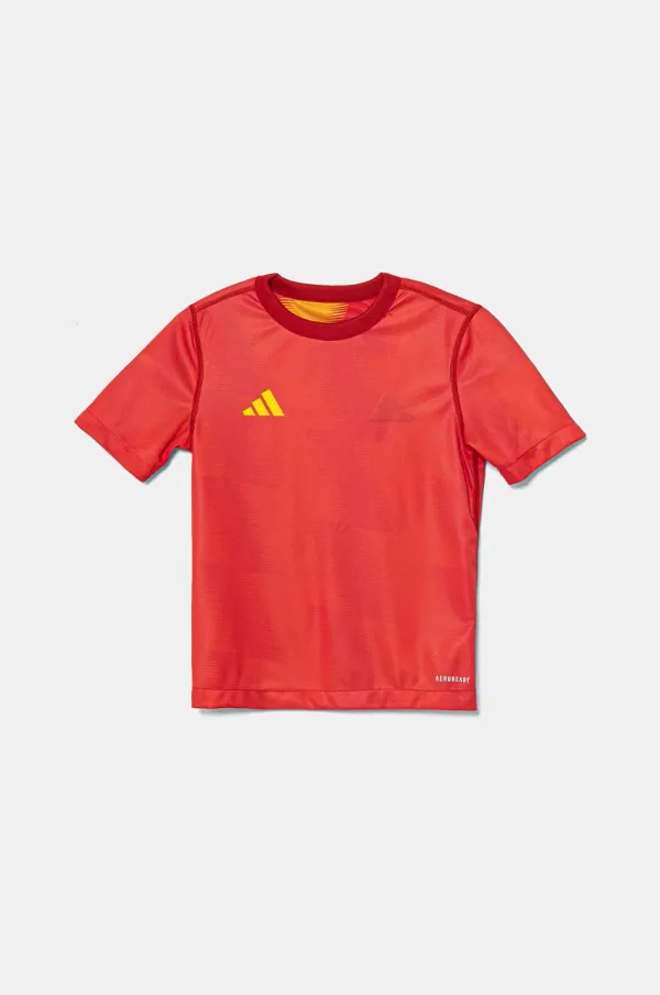 adidas Performance Dječja dvostrana majica adidas Performance boja: narančasta, s uzorkom, IN8129