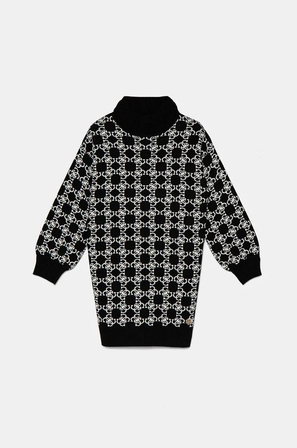 Guess Dječja hakjina s primjesom vune Guess boja: crna, mini, oversize, J4BK04 Z3K10