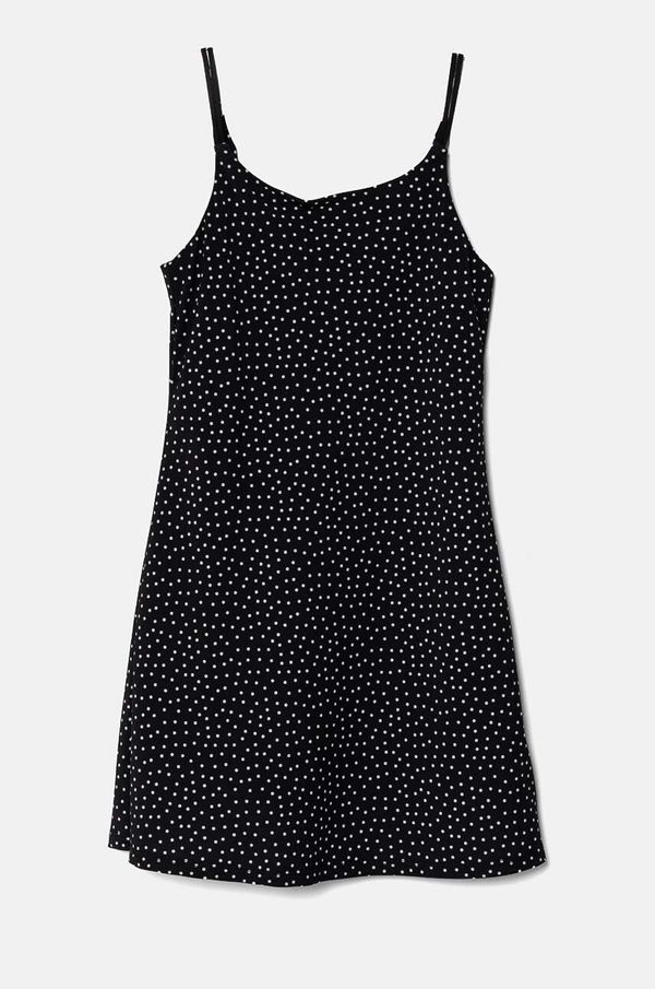 Abercrombie & Fitch Dječja haljina Abercrombie & Fitch boja: crna, mini, širi se prema dolje, KI259-4093