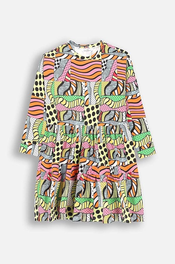 Coccodrillo Dječja haljina Coccodrillo boja: bijela, mini, širi se prema dolje, CARTOONS GIRL KIDS