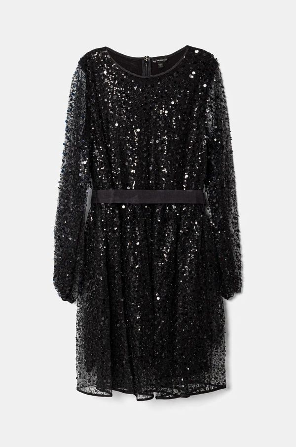 Guess Dječja haljina Guess boja: crna, mini, širi se prema dolje, J5RK11 KCLM0