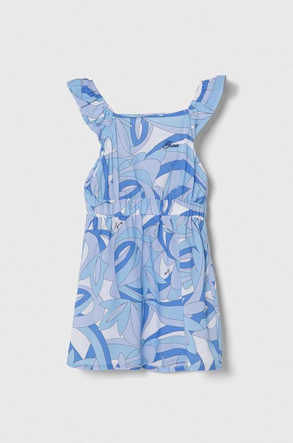 Guess Dječja haljina Guess mini, širi se prema dolje