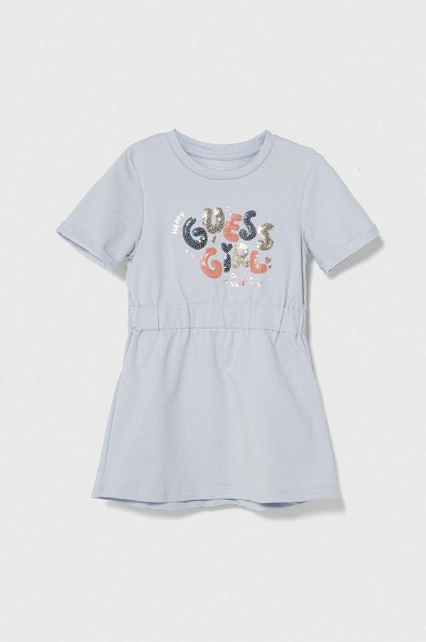 Guess Dječja haljina Guess mini, širi se prema dolje