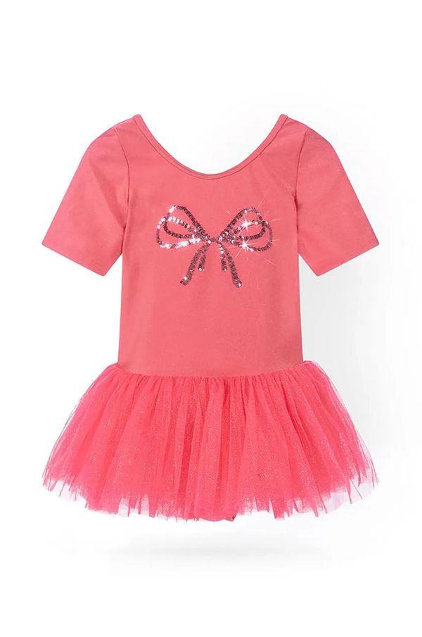 Konges Sløjd Dječja haljina Konges Sløjd BALLERINA SEQUIN DRESS boja: ružičasta, mini, širi se prema dolje, KS101886