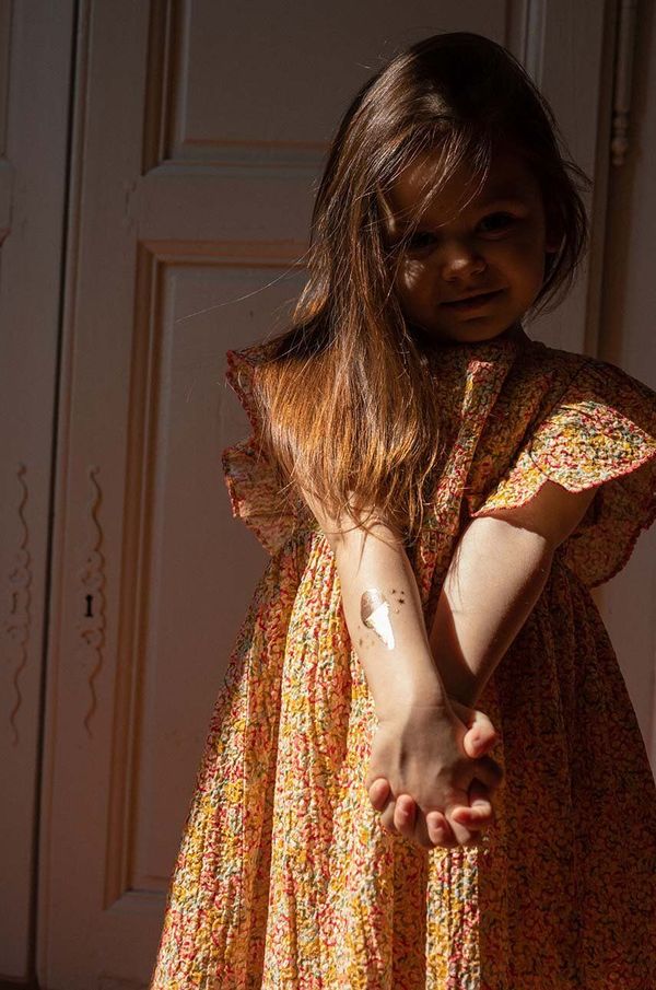 Konges Sløjd Dječja haljina Konges Sløjd boja: crvena, mini, širi se prema dolje