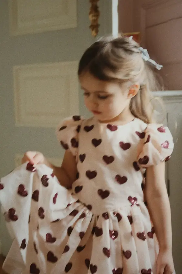 Konges Sløjd Dječja haljina Konges Sløjd HEARTLILY DRESS GRS