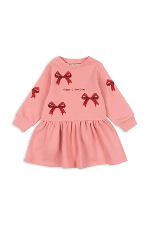 Konges Sløjd Dječja haljina Konges Sløjd LOU BOW SWEAT DRESS OCS