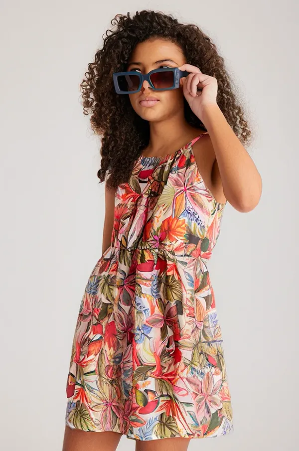 Mayoral Dječja haljina Mayoral boja: ljubičasta, mini, širi se prema dolje, 6986