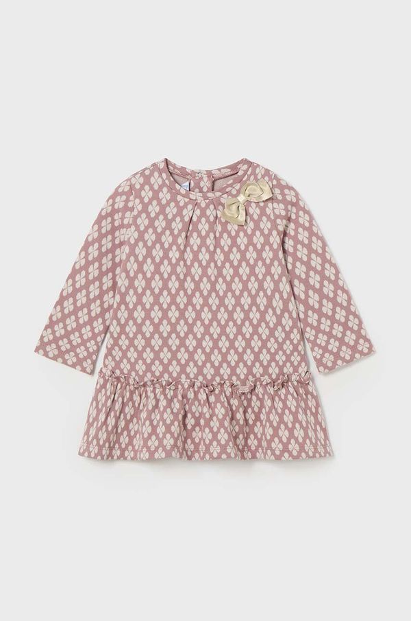 Mayoral Dječja haljina Mayoral boja: ružičasta, mini, širi se prema dolje, 2908