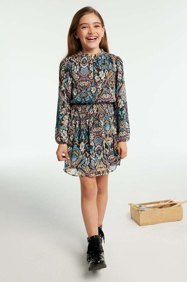 Mayoral Dječja haljina Mayoral boja: siva, mini, širi se prema dolje, 7981