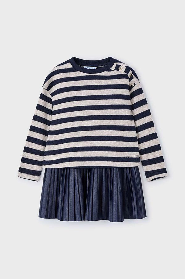 Mayoral Dječja haljina Mayoral boja: tamno plava, mini, širi se prema dolje, 4932