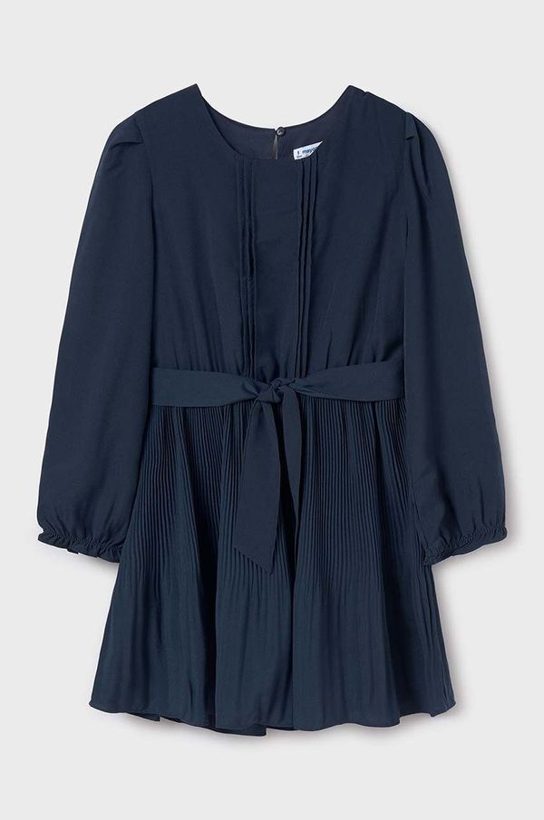 Mayoral Dječja haljina Mayoral boja: tamno plava, mini, širi se prema dolje, 7979