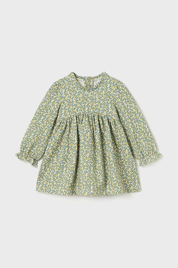 Mayoral Dječja haljina Mayoral boja: tirkizna, mini, širi se prema dolje, 2926