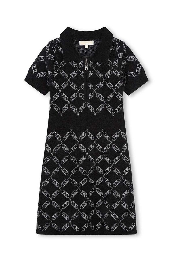 Michael Kors Dječja haljina Michael Kors boja: crna, mini, ravna, R30167