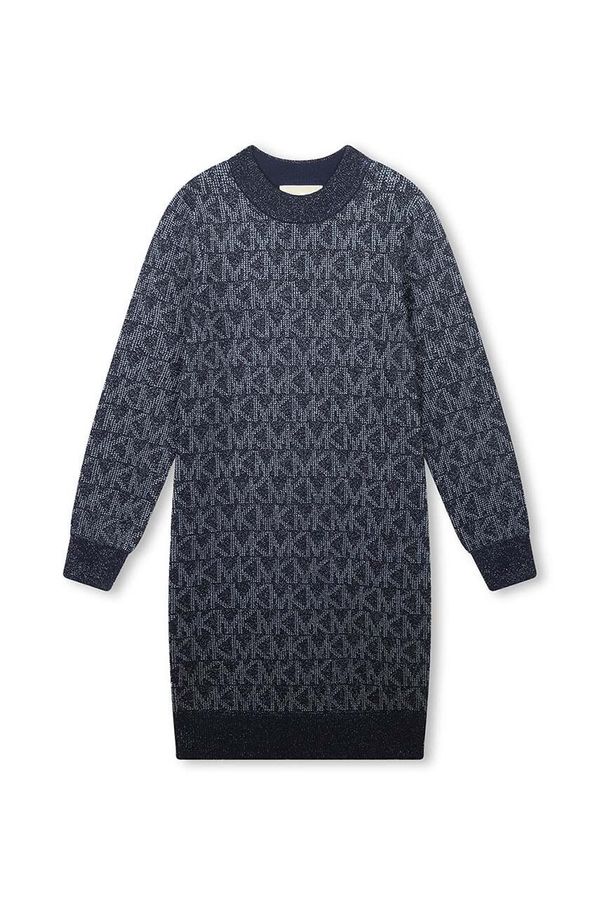 Michael Kors Dječja haljina Michael Kors boja: tamno plava, mini, ravna