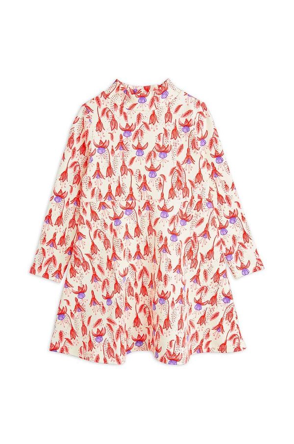 Mini Rodini Dječja haljina Mini Rodini Fuchsia boja: ružičasta, mini, širi se prema dolje, 2475010842