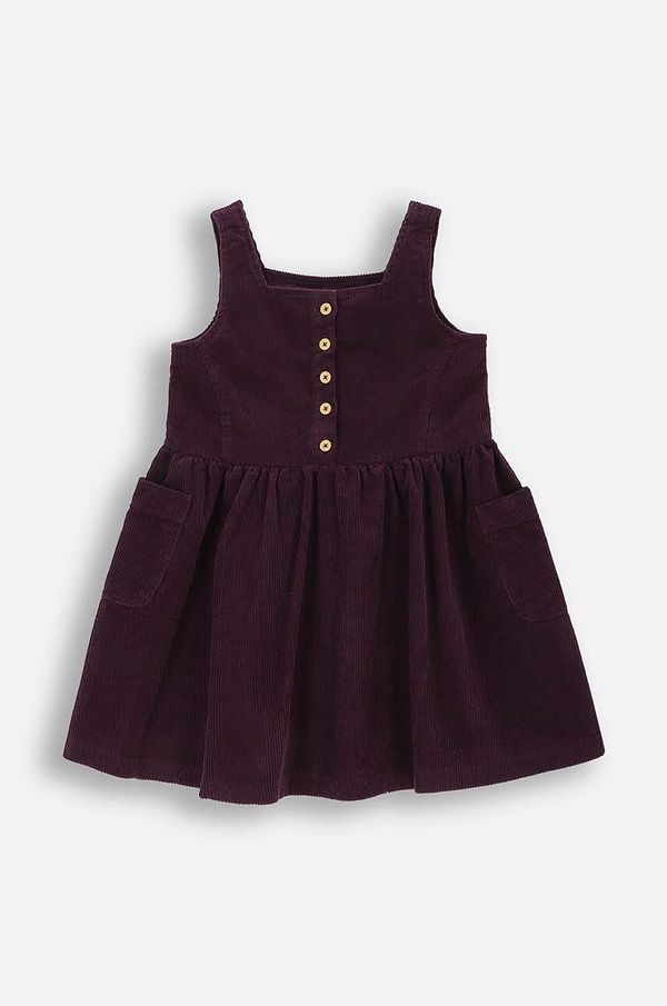 Coccodrillo Dječja haljina od samta Coccodrillo boja: ljubičasta, mini, širi se prema dolje, ACADEMY GIRL KIDS