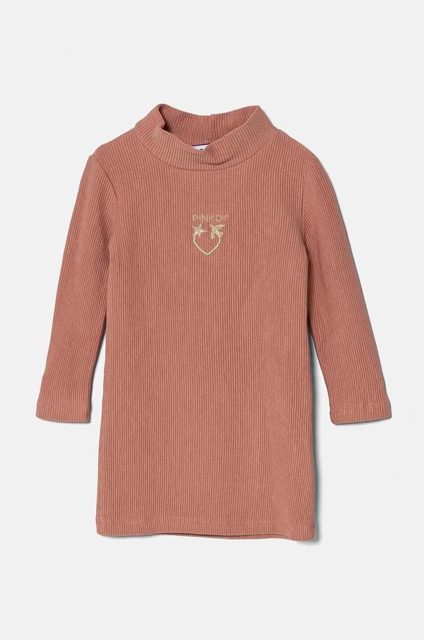 Pinko Up Dječja haljina Pinko Up boja: ružičasta, mini, uska, F4PIBGDR147