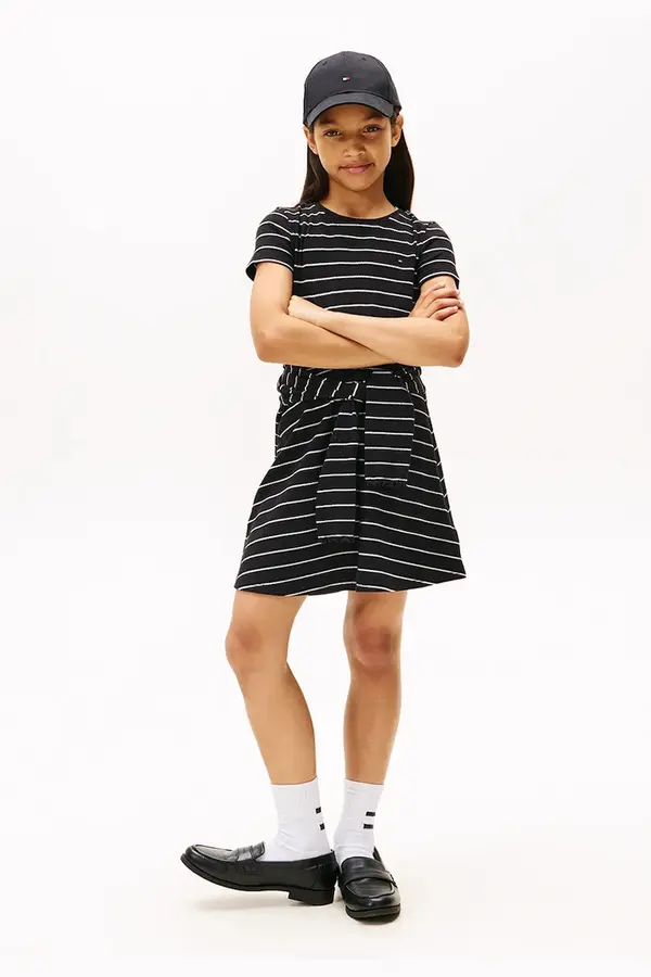 Tommy Hilfiger Dječja haljina s pamukom Tommy Hilfiger