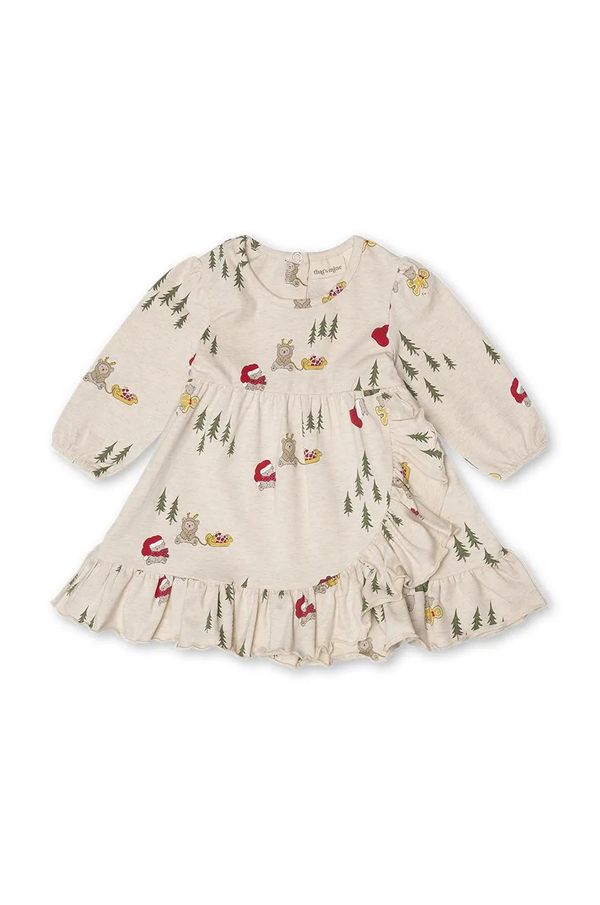 That's mine Dječja haljina That's mine Marthine boja: bež, mini, širi se prema dolje, 125628