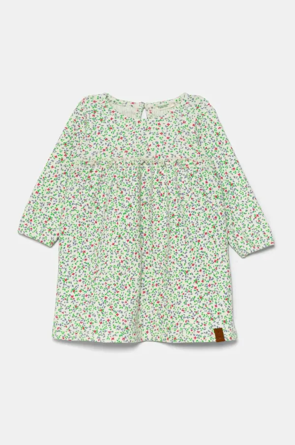 United Colors of Benetton Dječja haljina United Colors of Benetton boja: bijela, midi, širi se prema dolje, 3OBQAV00H