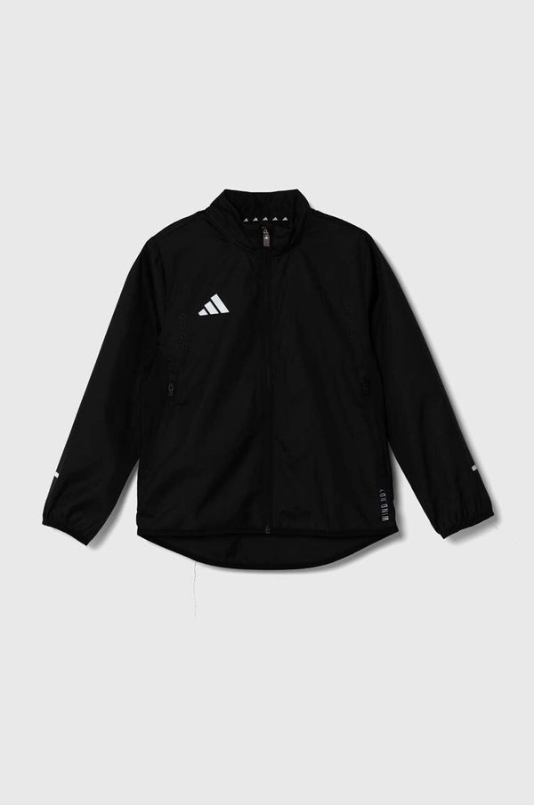 adidas Dječja jakna adidas J TEAM RDYKT boja: crna, IV7170
