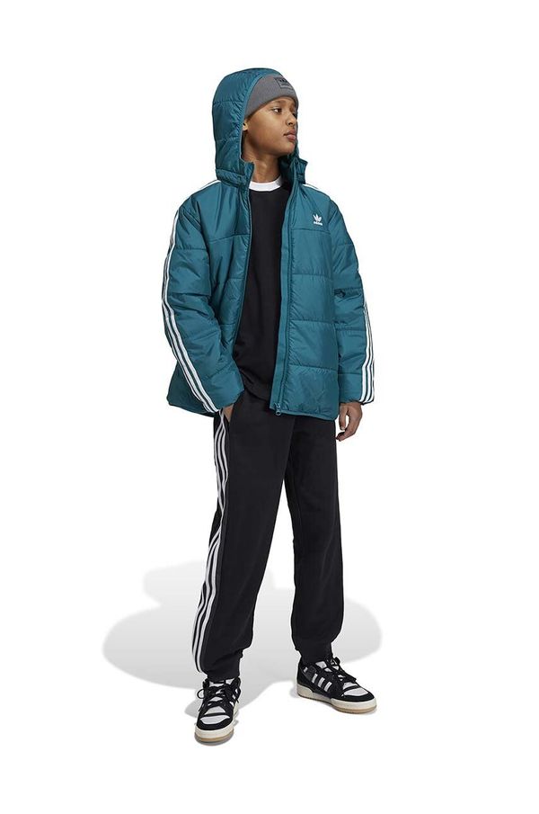 adidas Originals Dječja jakna adidas Originals PADDEDACKET boja: zelena, IY7495