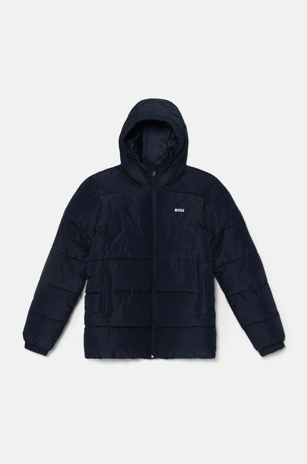 Boss Dječja jakna BOSS boja: tamno plava, J51237