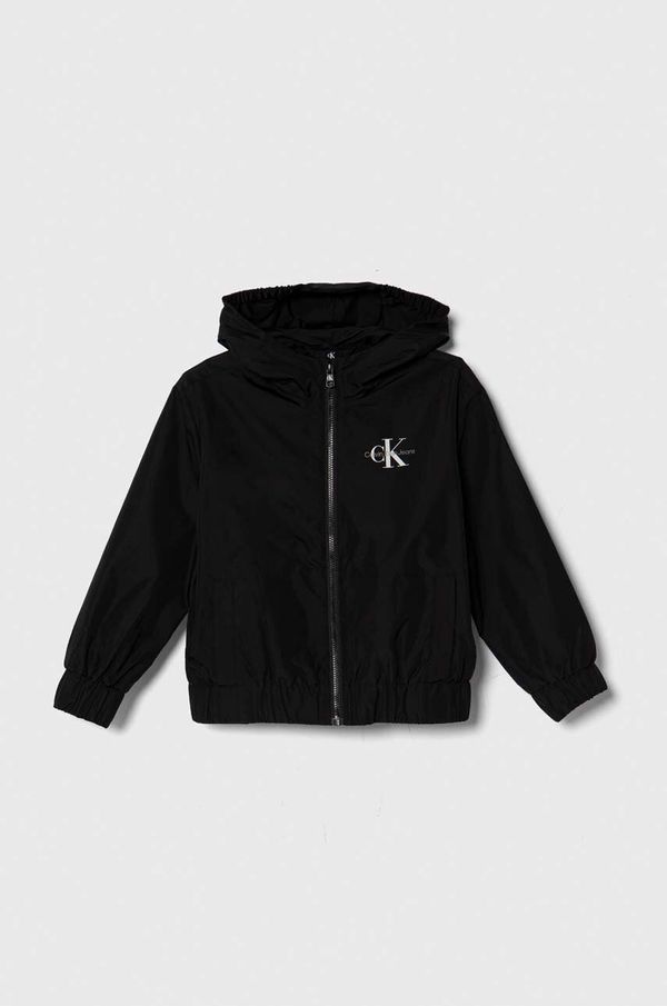 Calvin Klein Jeans Dječja jakna Calvin Klein Jeans boja: crna