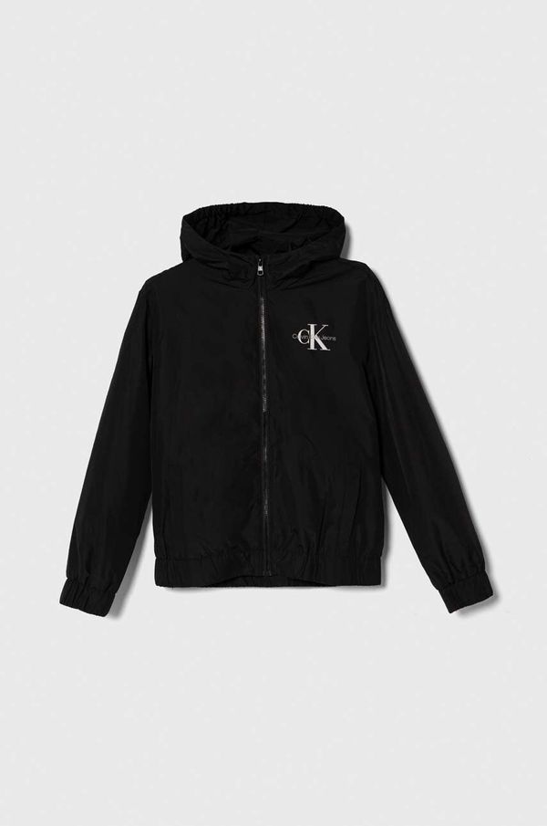 Calvin Klein Jeans Dječja jakna Calvin Klein Jeans boja: crna