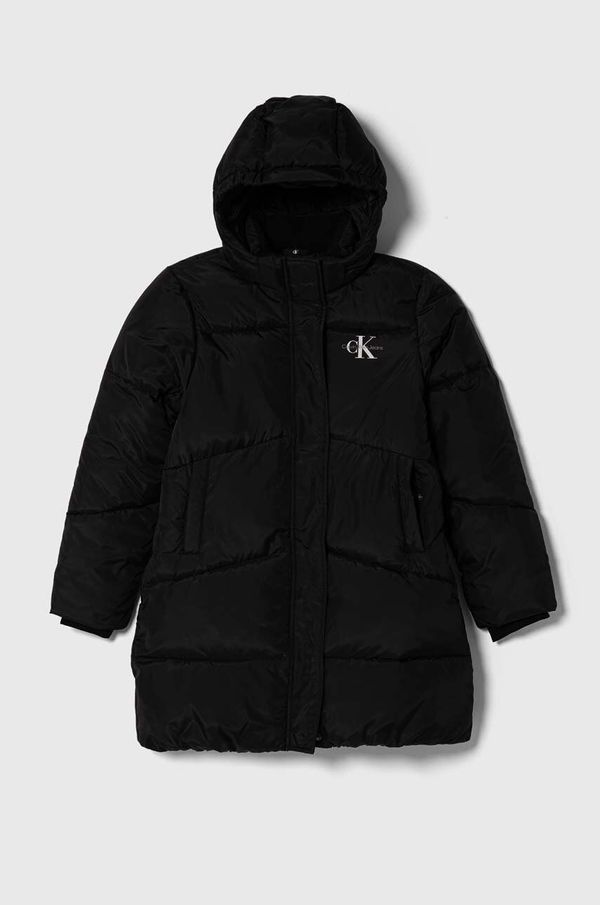 Calvin Klein Jeans Dječja jakna Calvin Klein Jeans boja: crna