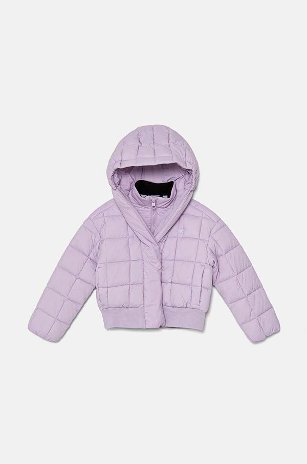 Calvin Klein Jeans Dječja jakna Calvin Klein Jeans boja: ljubičasta, IG0IG02595