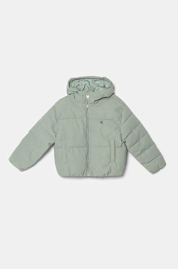 Calvin Klein Jeans Dječja jakna Calvin Klein Jeans boja: zelena, IG0IG02687