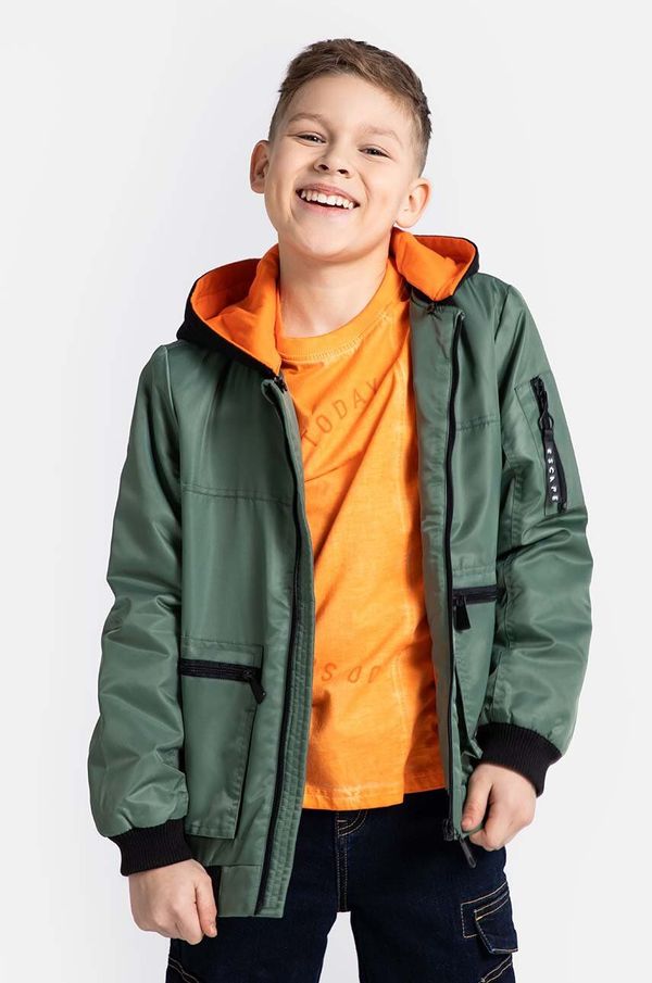 Coccodrillo Dječja jakna Coccodrillo boja: zelena