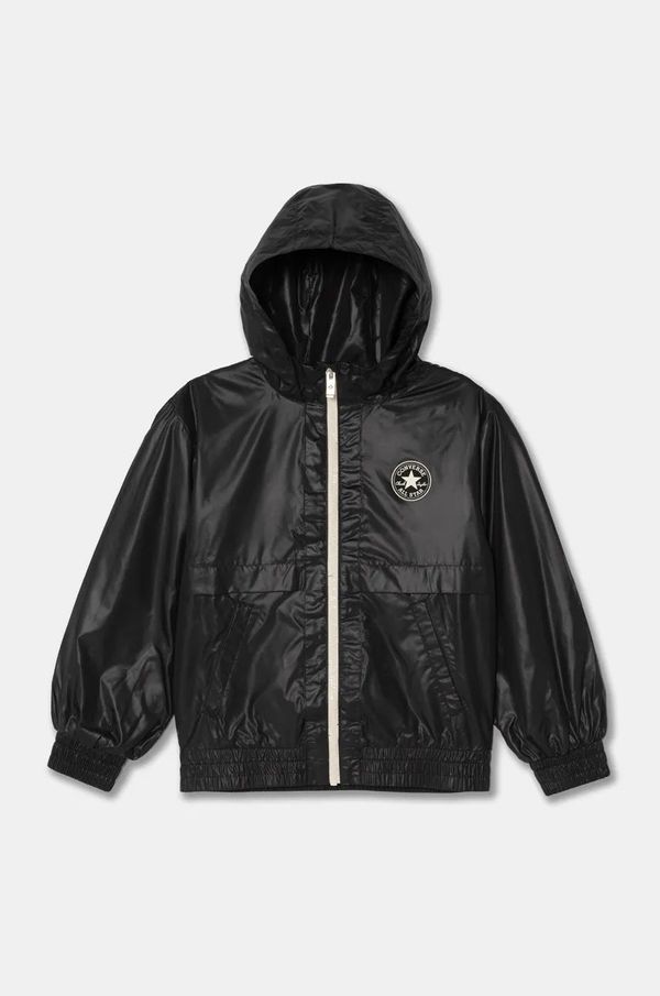 Converse Dječja jakna Converse boja: crna, 4CF930