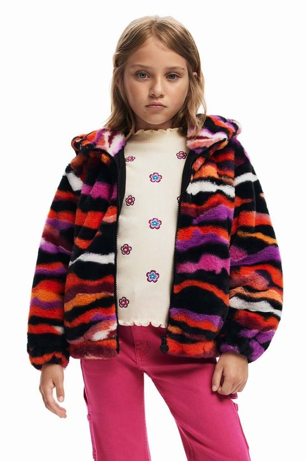 Desigual Dječja jakna Desigual boja: crvena, 24WGEW09