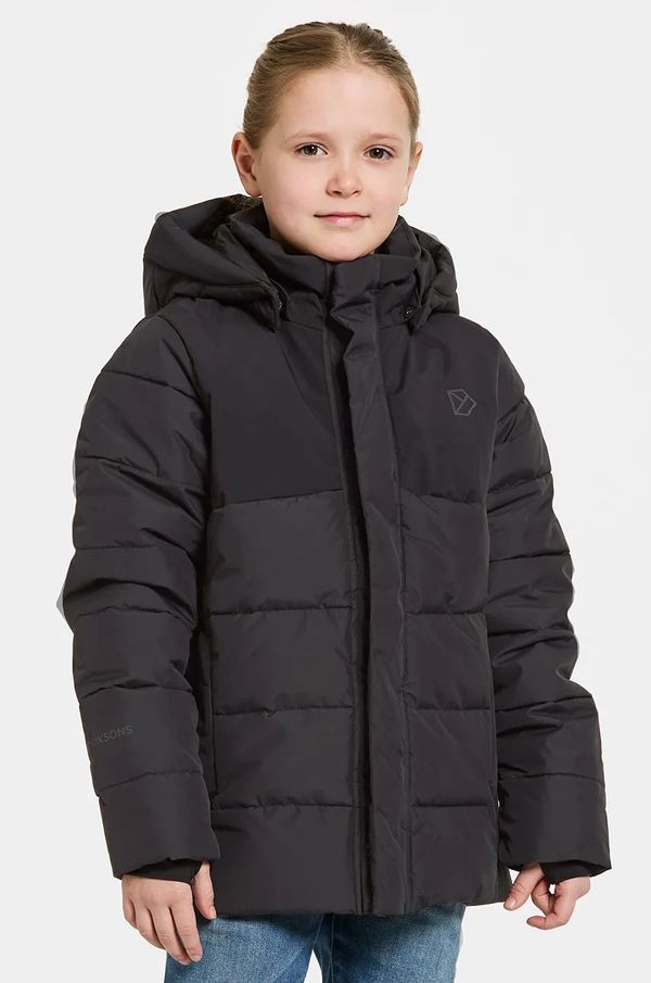 Didriksons Dječja jakna Didriksons RYOLIT KIDS JACKET boja: crna, 504941