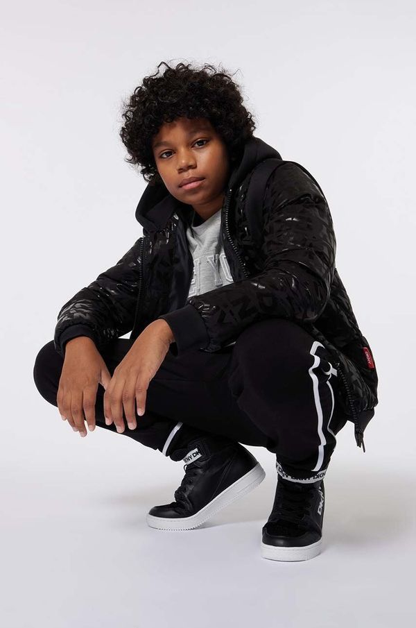 DKNY Dječja jakna Dkny boja: crna, D60200