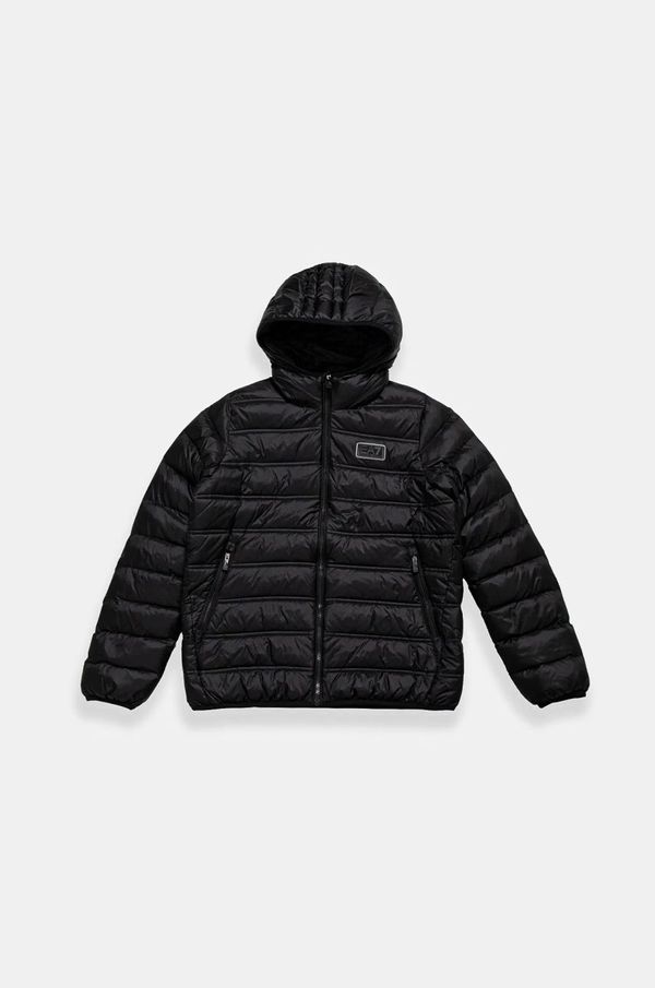 EA7 Emporio Armani Dječja jakna EA7 Emporio Armani boja: crna, 6DBB03 BNGAZ