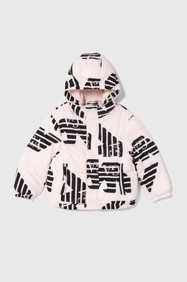 Emporio Armani Dječja jakna Emporio Armani boja: ružičasta