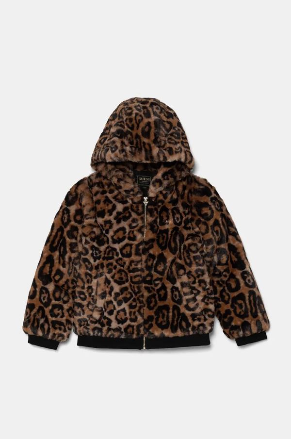 Guess Dječja jakna Guess boja: bež, K4BL07 WCFX0