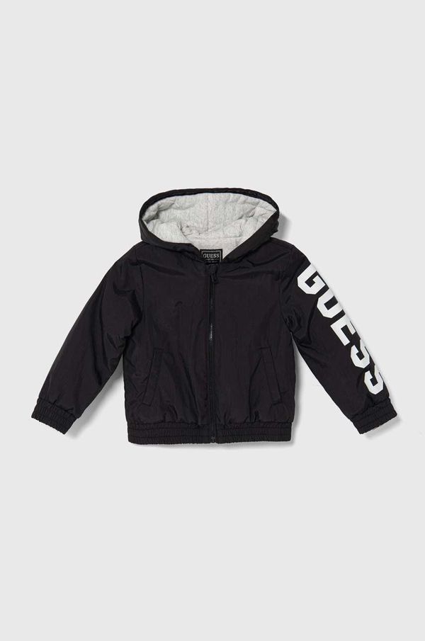Guess Dječja jakna Guess boja: crna, N4YL04 WF090