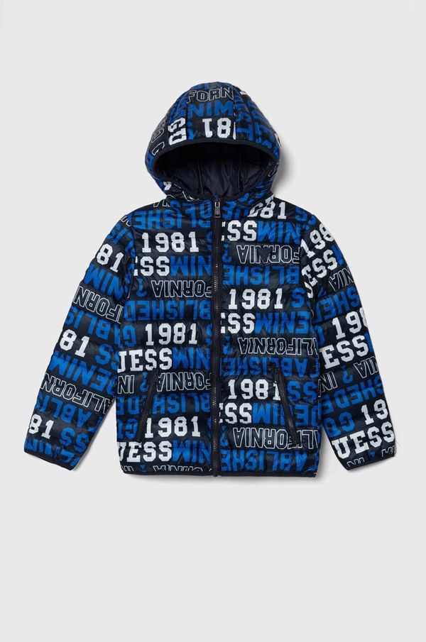 Guess Dječja jakna Guess boja: tamno plava, L4YL05 WB310