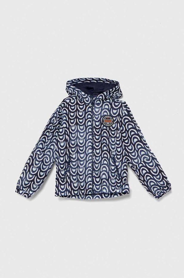 Guess Dječja jakna Guess boja: tamno plava