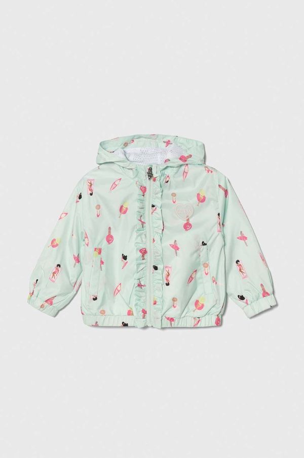 Guess Dječja jakna Guess boja: tirkizna