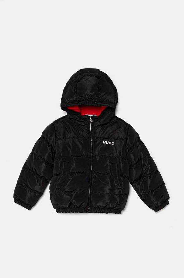 Hugo Dječja jakna HUGO boja: crna, G00238