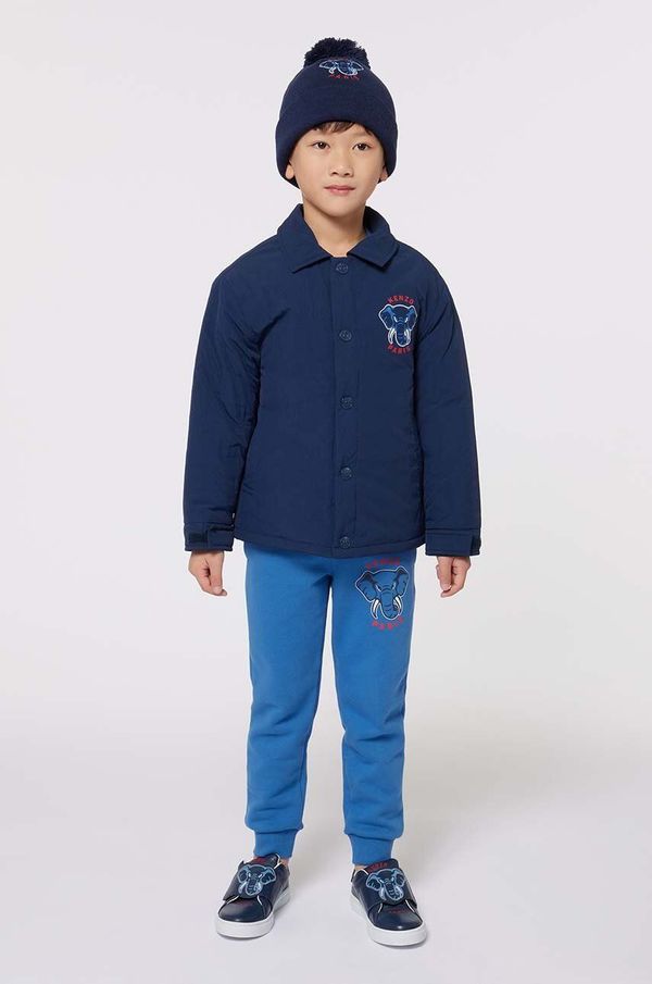 Kenzo kids Dječja jakna Kenzo Kids boja: tamno plava, K60721