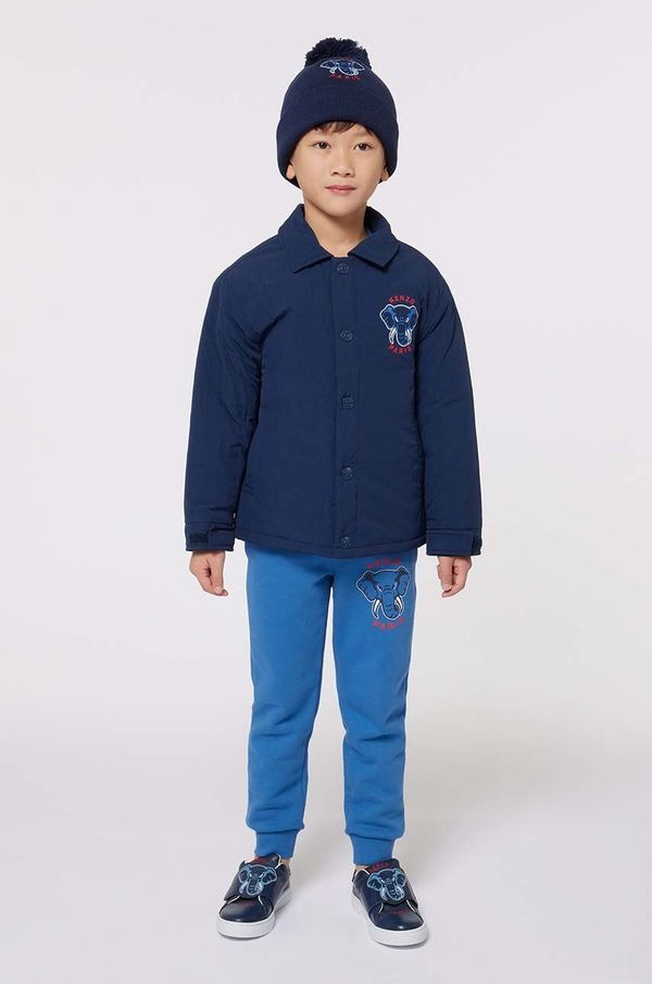 Kenzo kids Dječja jakna Kenzo Kids boja: tamno plava, K60721
