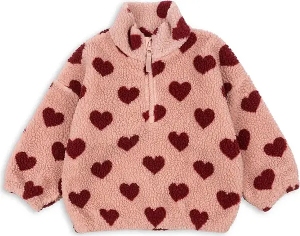 Konges Sløjd Dječja jakna Konges Sløjd JODY TEDDY HALF ZIP GRS